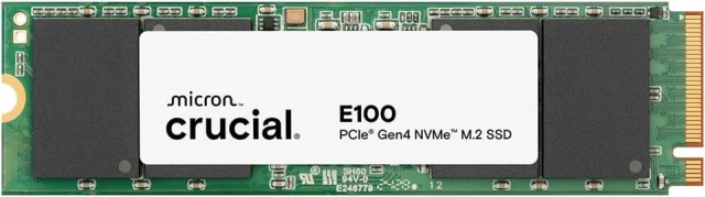 Crucial E100 2TB M.2 NVMe PCIe Gen4 Internal SSD