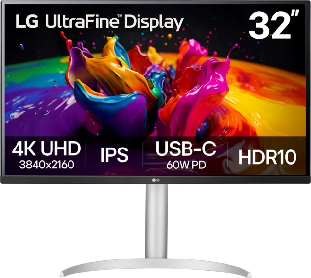 LG UltraFine 32UP83AK-W 32-inch