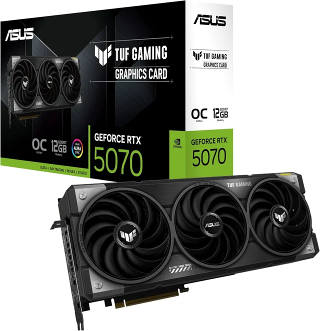 ASUS TUF Gaming GeForce RTX 5070 OC 12GB GDDR7