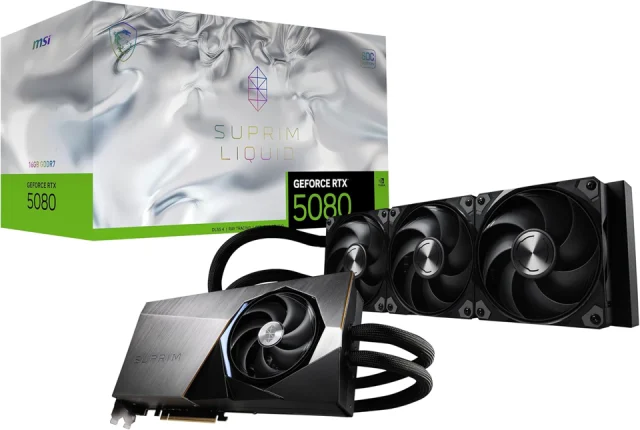 MSI RTX 5080 Suprim Liquid SOC 16GB