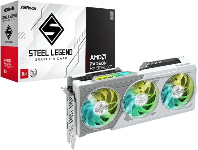 ASRock Radeon RX 9060 XT Steel Legend 8GB OC
