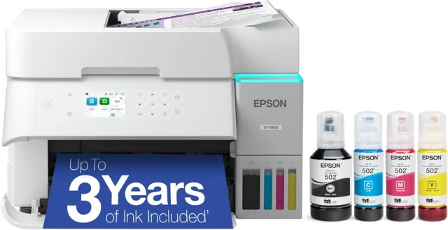 Epson EcoTank ET-3950 Wireless Color All-in-One Printer