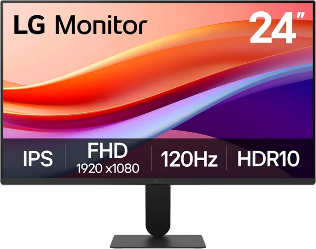 LG 24U411A-B 24-inch Full HD IPS 120Hz Monitor