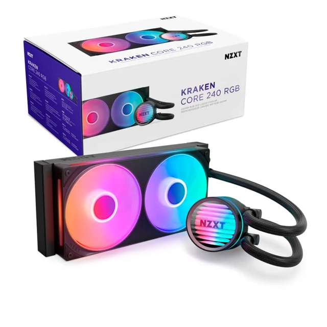 NZXT Kraken Core 240 RGB AIO CPU Cooler Black