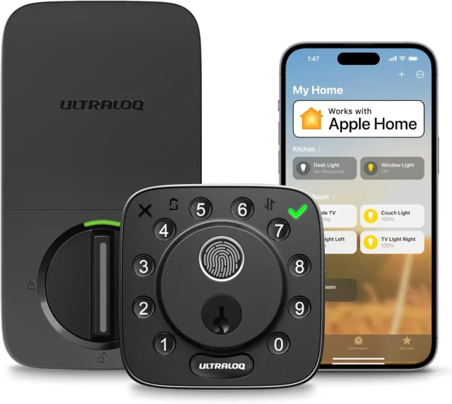 ULTRALOQ Bolt Fingerprint WiFi Smart Lock