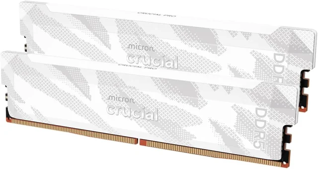 Crucial Pro 2x16GB DDR5-6400 CL32 White