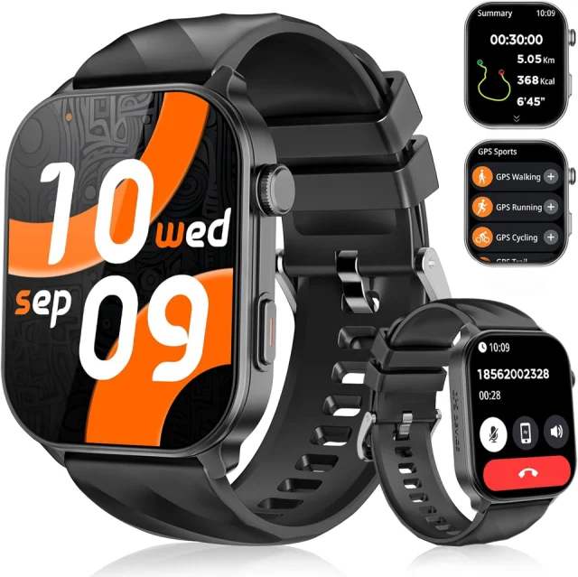 IMSVEPR GPS Smart Watch Black
