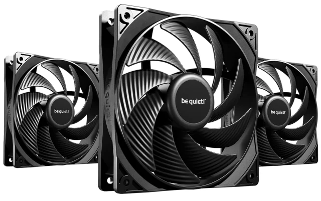 be quiet! Pure Wings 3 120mm PWM High-Speed Black 3-Pack