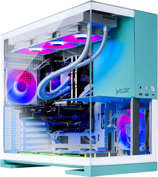 Skytech Gaming Aqua Ryzen 7 7700X RTX 5070 32GB 1TB Desktop