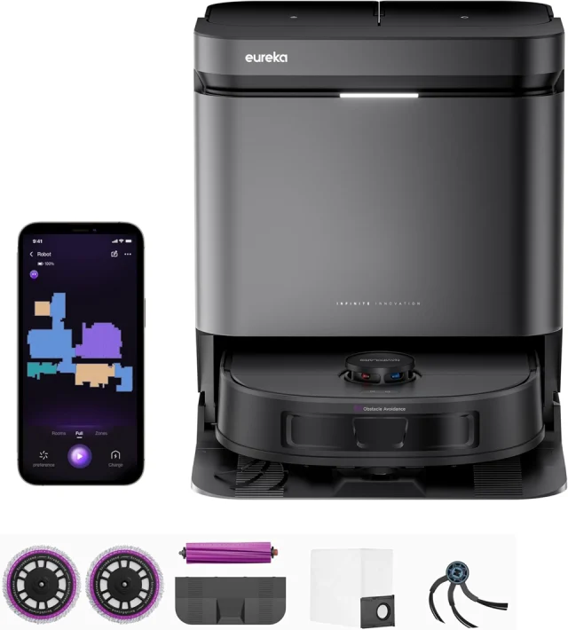 Eureka J15 Evo Ultra Self-Emptying Robot Vacuum and Mop