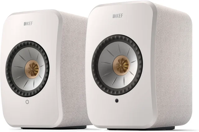 KEF LSX II Cotton White Pair