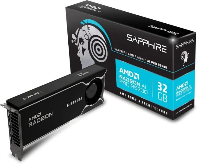 Sapphire AMD Radeon AI PRO R9700 32GB