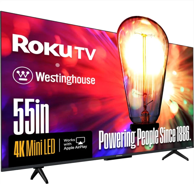 Westinghouse 55 Inch Mini LED 4K Roku TV