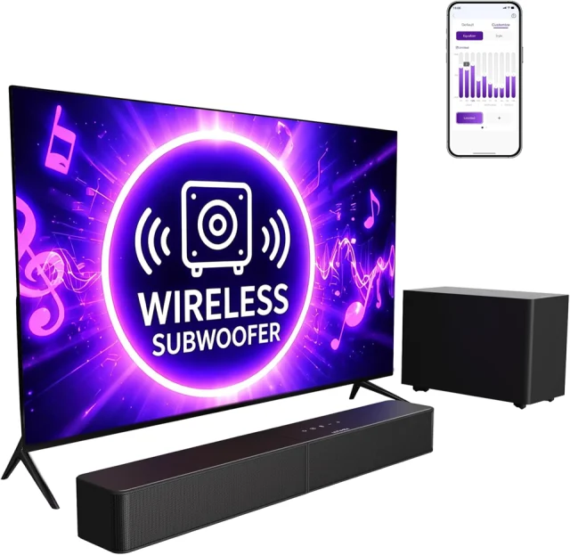 ULTIMEA Poseidon M30 2.1ch Soundbar with Wireless Subwoofer