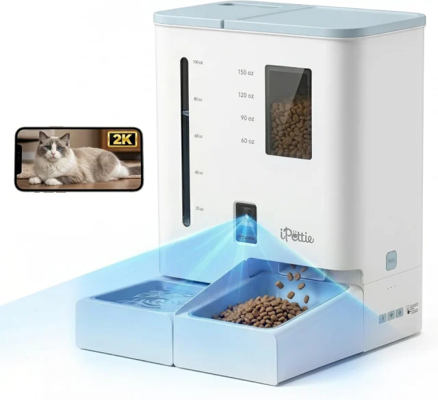 iPettie FW54 Camera Automatic Cat Feeder and Water Dispenser