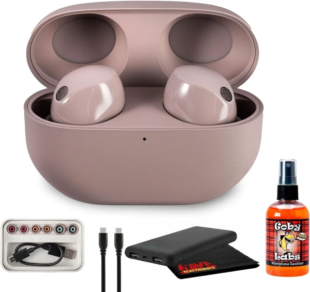 Sony WF-1000XM5 True Wireless Noise Canceling Earbuds (Pink)