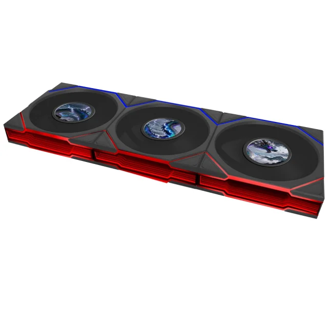 Lian Li UNI Fan TL LCD Flex 120 Reverse Black 3-Pack