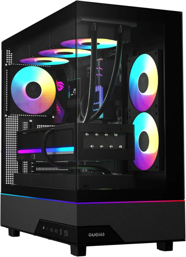 GAMDIAS Atlas M5 CG ATX Mid Tower PC Case