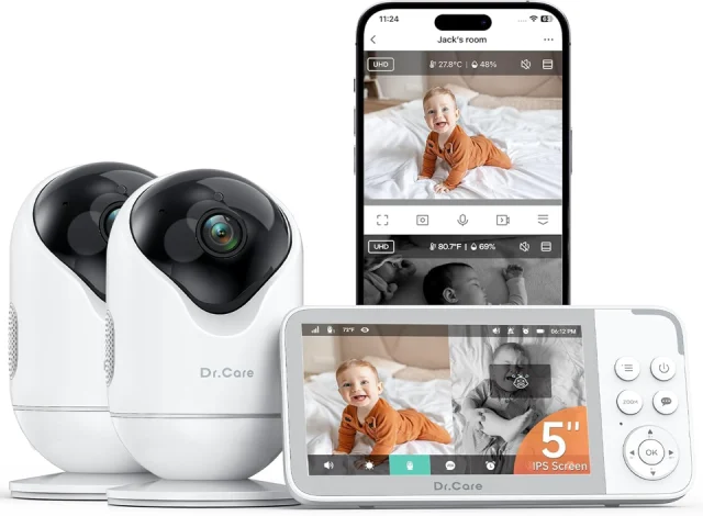 Dr.Care VistaView 5" Smart WiFi Baby Monitor