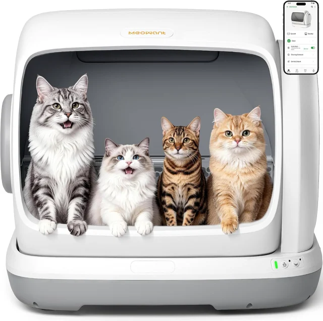 Meowant 106L Automatic Self-Cleaning Cat Litter Box