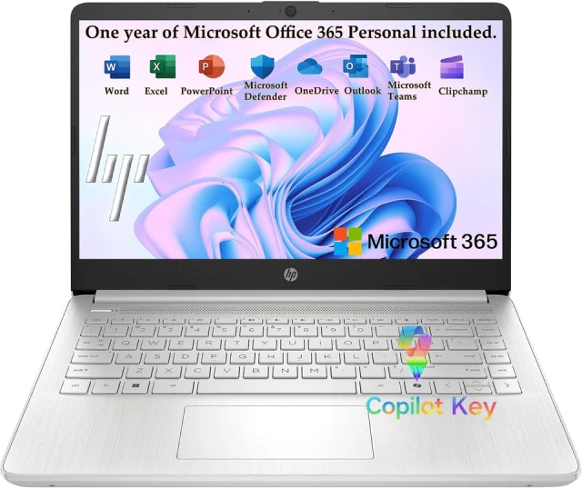 HP Laptop PC 14, 128GB Storage