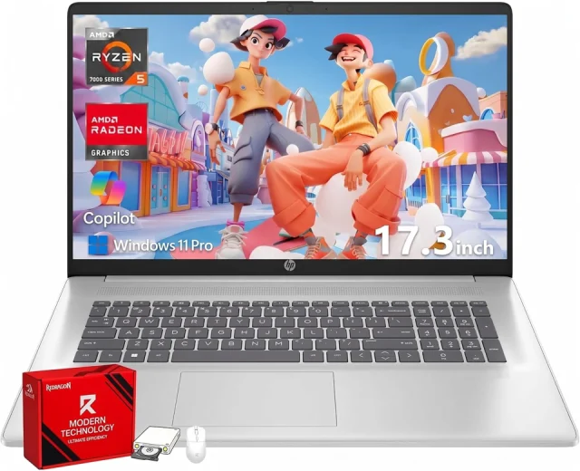 HP 17 Inch FHD Laptop 16GB RAM 1TB SSD